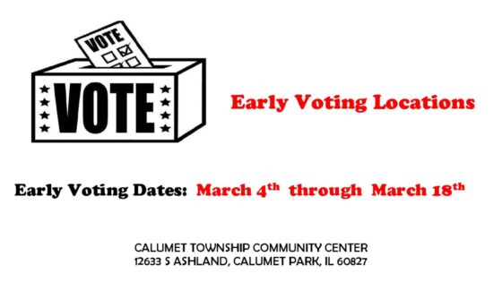 Early Voting Locations (4 Mar – 18 Mar)